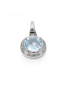 MS 487 Set aur alb cu blue topaz