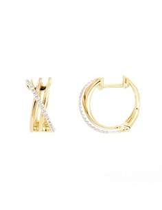 MD 052 Cercei aur galben,...