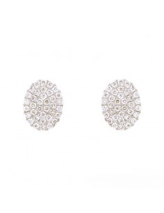 MD 137 Cercei aur alb ovali...