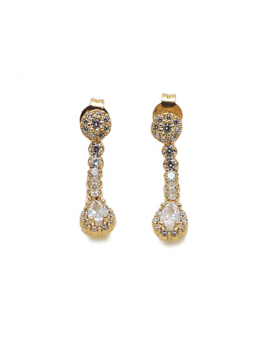 MC 257 Cercei aur galben cu...