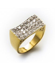 MI 076 Inel aur galben cu...